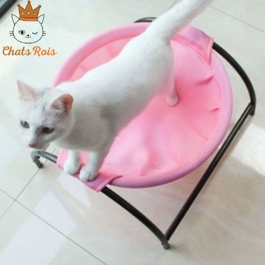 Hamac-pour-chat-Filet-respirant-confort-optimal-rose