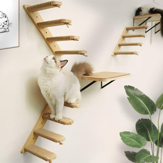 Arbre-a-chat-etagere-bois-murale